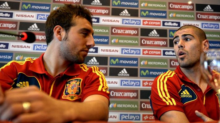 Telediario 1 - Víctor Valdés: "Veo a Casillas en buena forma"