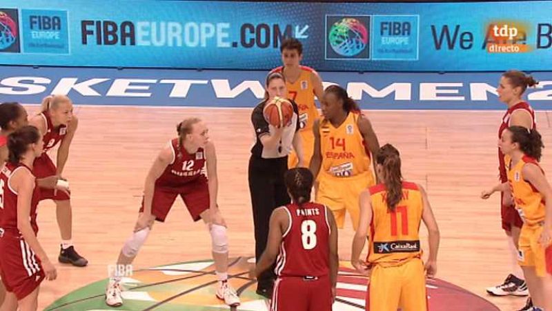 Baloncesto - Campeonato de Europa femenino. España - Rusia. Desde Vannes (Francia) - Ver ahora