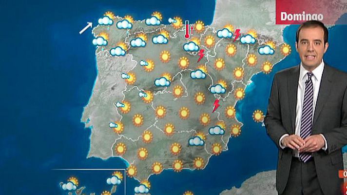 Temperaturas muy altas en el sur 