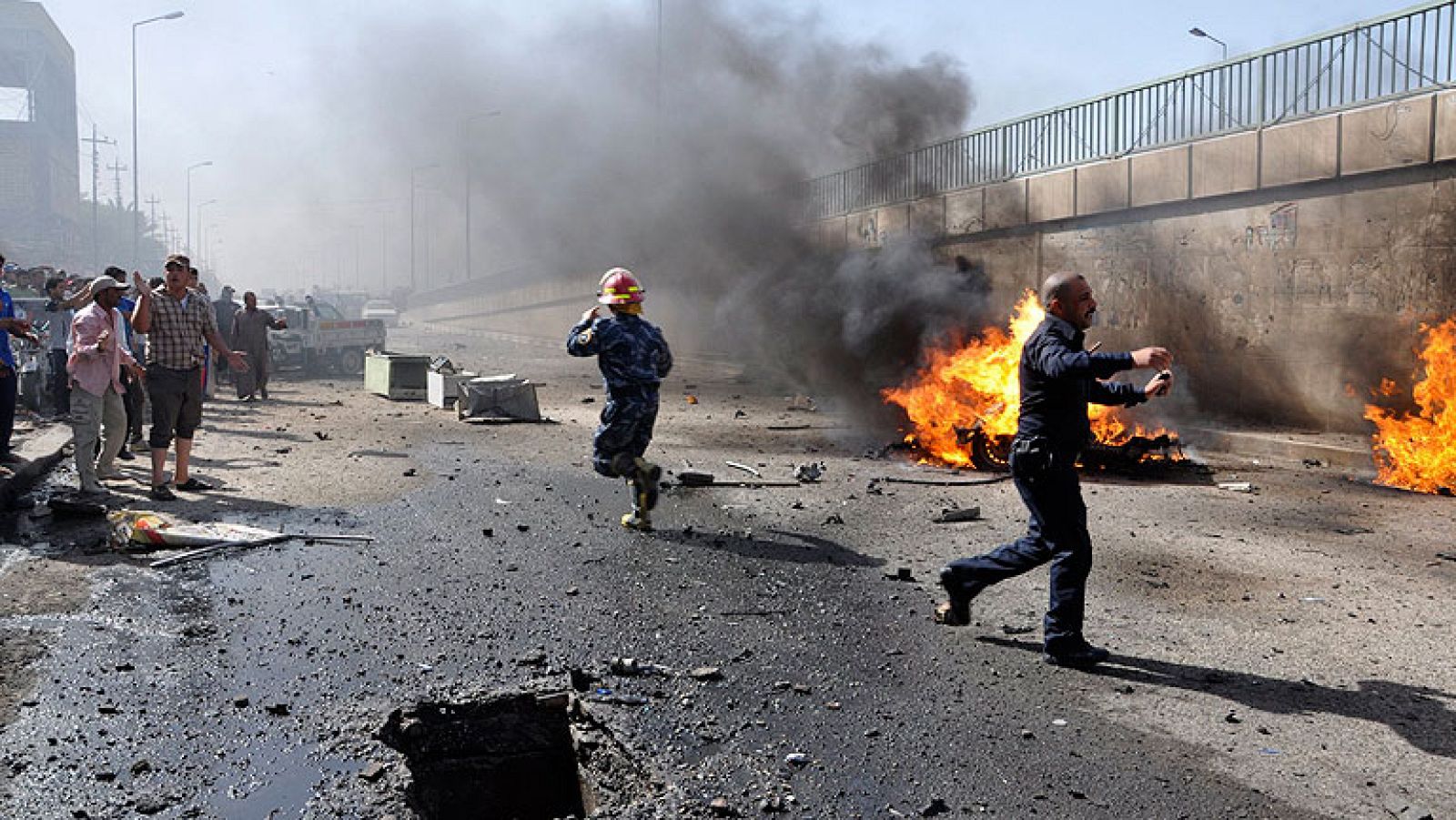 Varios muertos y más de medio centenar de heridos en una serie de atentados en Irak