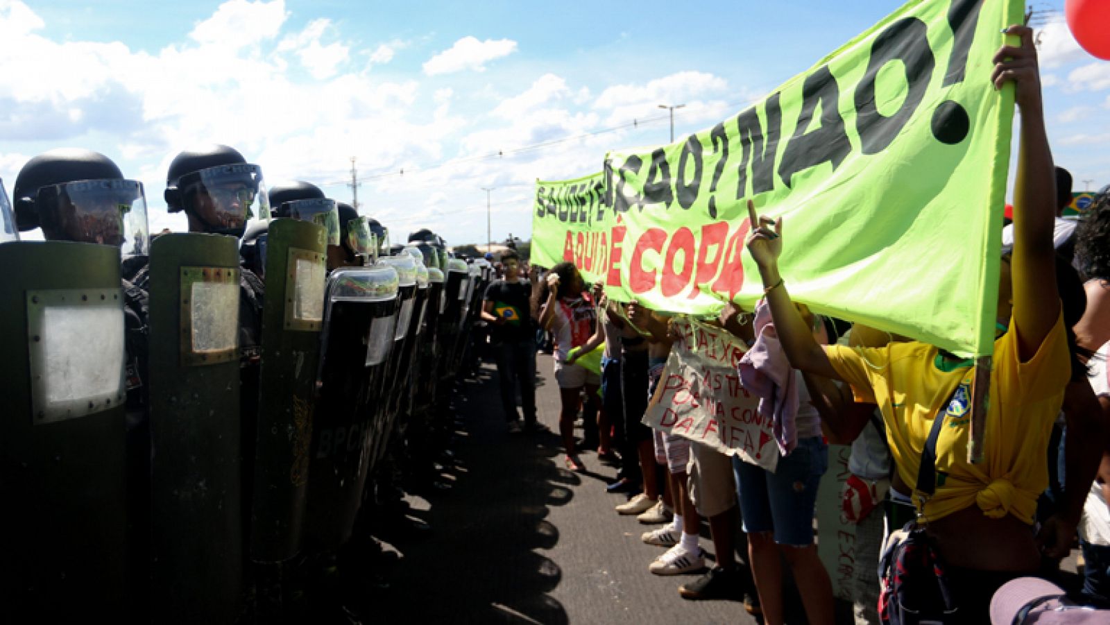Telediario 1: Protestas en Brasil contra la Copa Confederaciones | RTVE Play