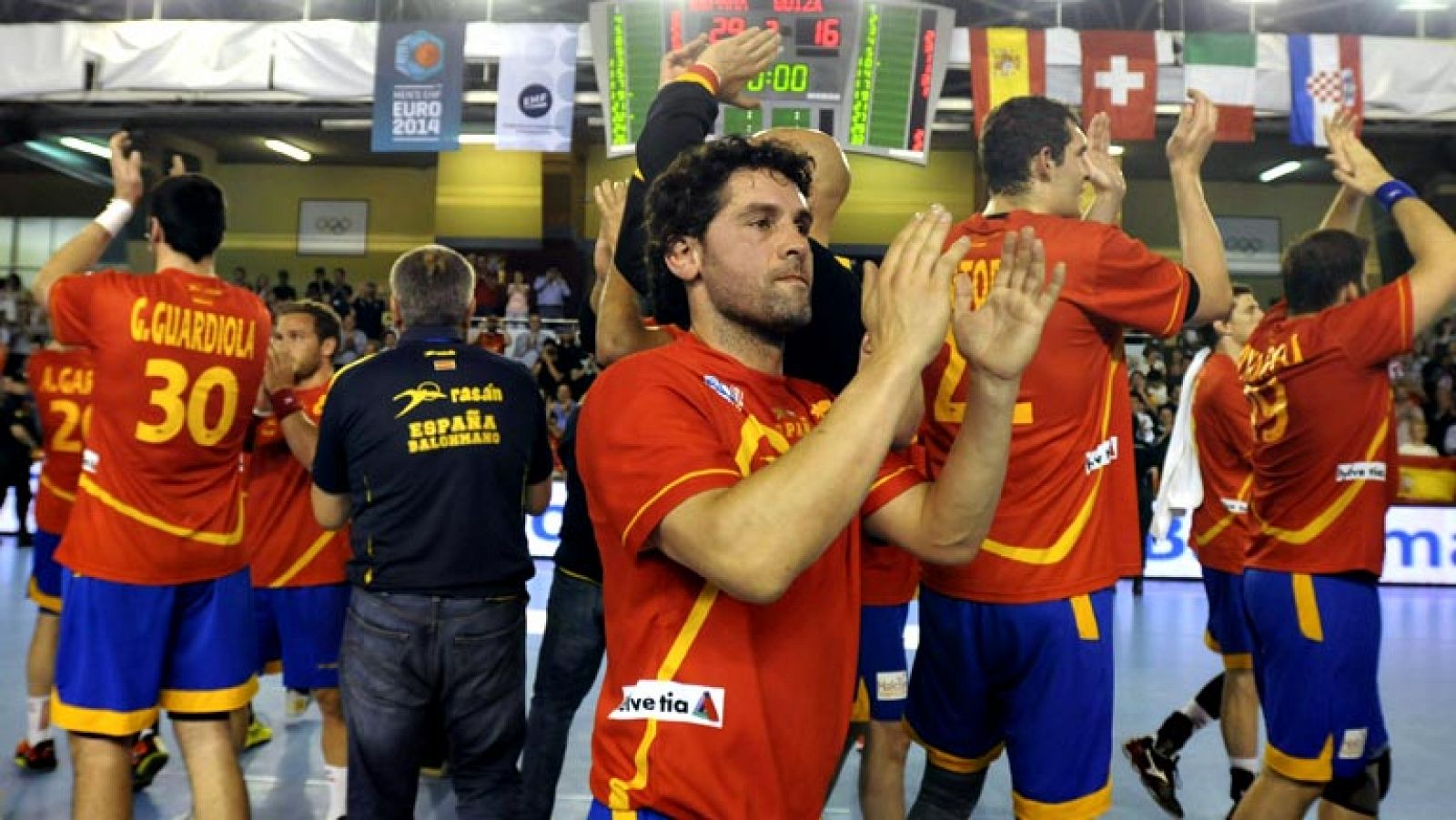 Balonmano - Clasificación Campeonato de Europa masculino. España - Suiza