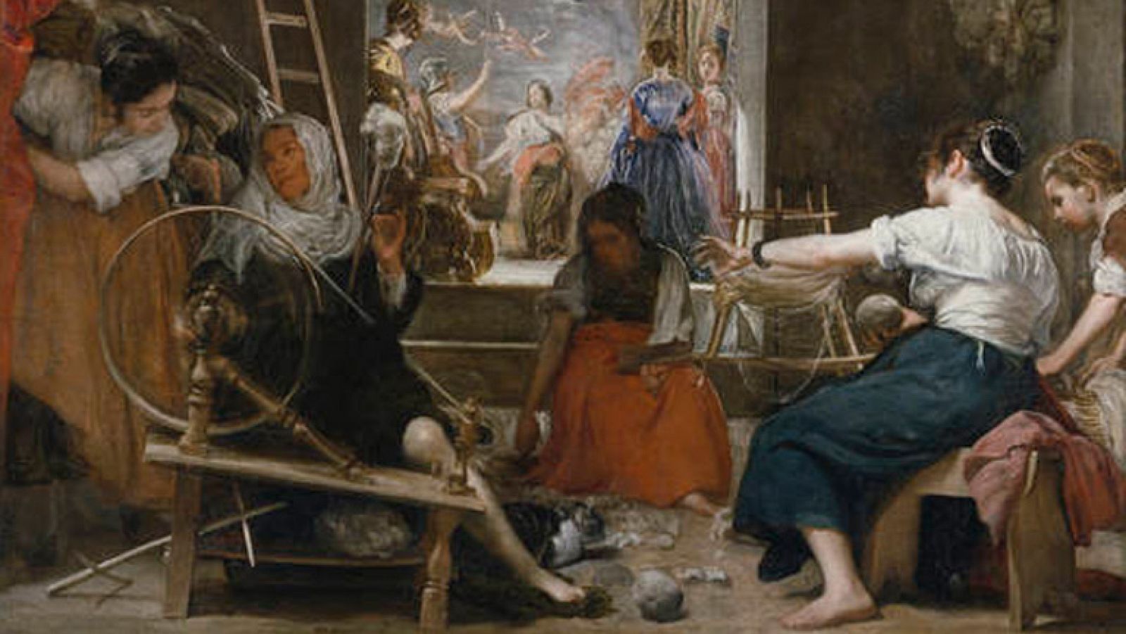Mirar un cuadro - Las hilanderas (Velázquez)