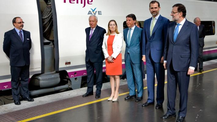 Informativo 24h - El príncipe Felipe inaugura el AVE