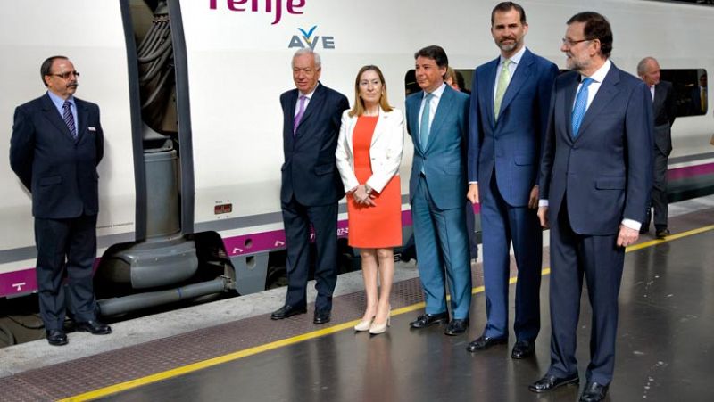 El príncipe Felipe inaugura el AVE a Alicante