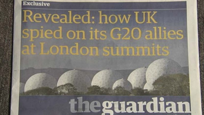 The Guardian publica que en la cumbre del G20 del 2009 se espió a los asistentes 