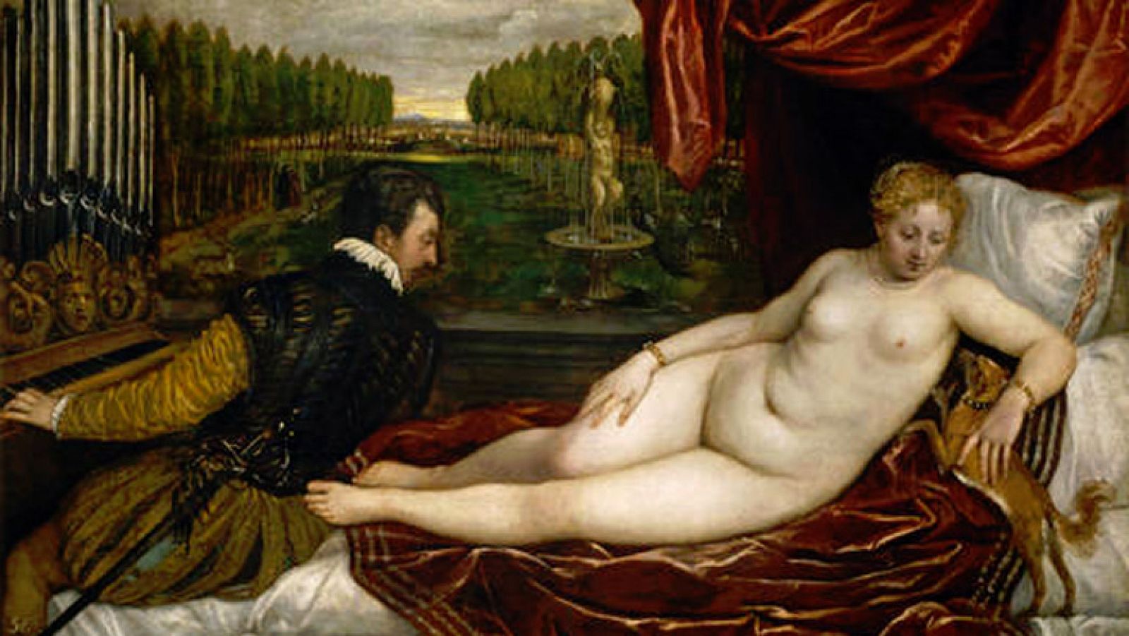 Mirar un cuadro - Venus recreándose en la música (Tiziano)