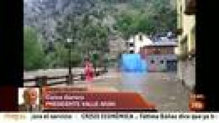 Informativo 24h - Sindic del Vall d'Aran: "Los embalses de alta montaña están desbordando todos por la coronación"