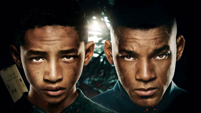 Secuencia en primicia de 'After Earth', protagonizada por Jadan y Will Smith