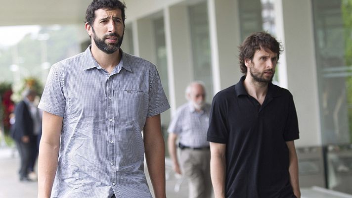 Telediario 1 - El mundo del baloncesto despide a Manel Comas