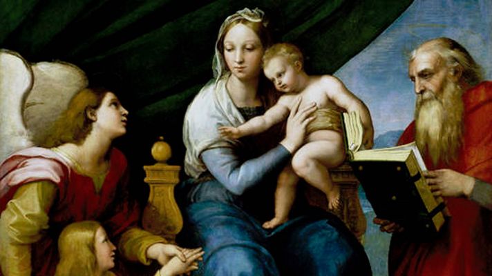 Mirar un cuadro - La virgen del pez (Rafael)