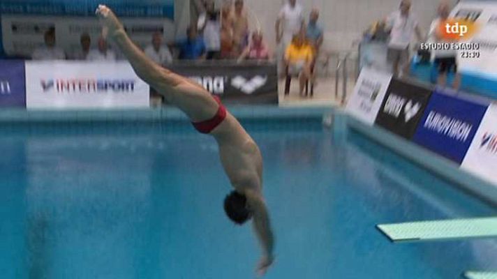 Saltos. Final 1 m masculino