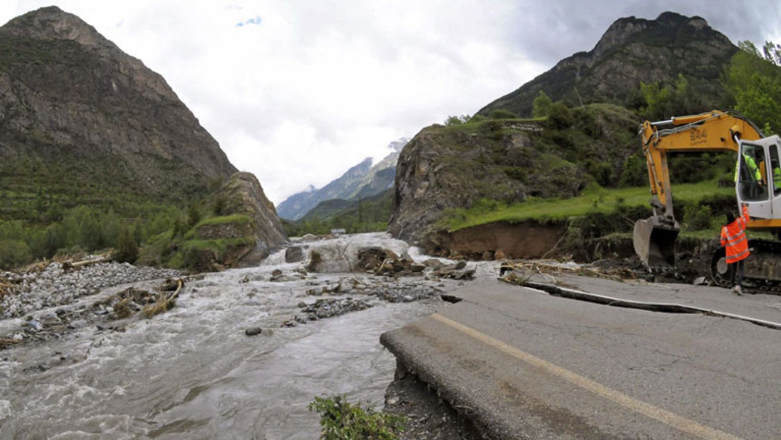 Poco a poco regresa la normalidad a Lleida y Huesca tras las inundaciones