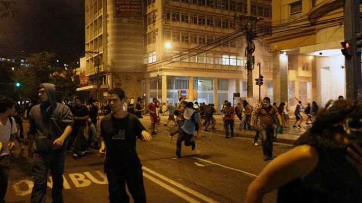 Telediario 1 - Resultados protestas Brasil