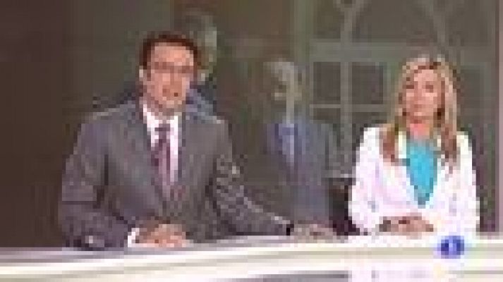 Telediario 1 - Rajoy y Rubalcaba sellan en la Moncloa el pacto europeo