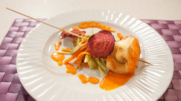 RTVE Cocina - Filetes de gallo almendrados con hi