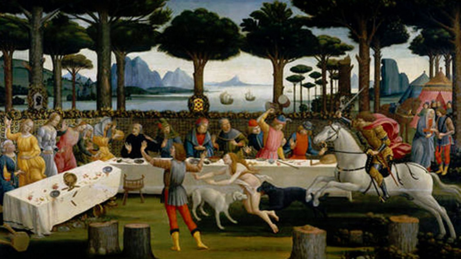 Mirar un cuadro - Historia de Nastagio degli Onesti (Botticelli)
