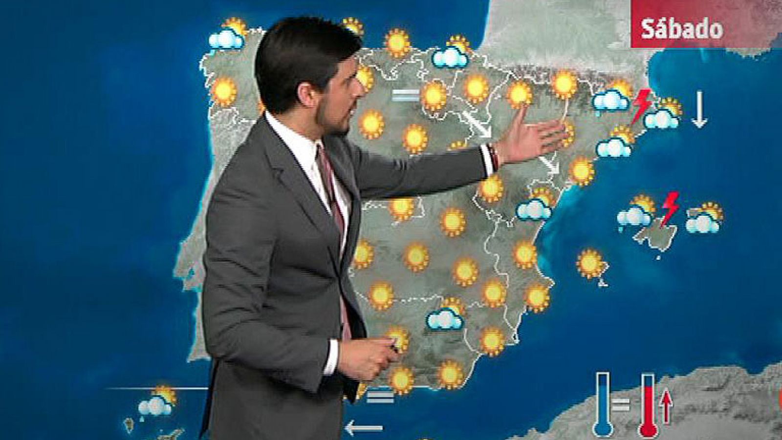 El tiempo: Nuboso en Galicia y Cantábrico, y viento fuerte en Canarias | RTVE Play