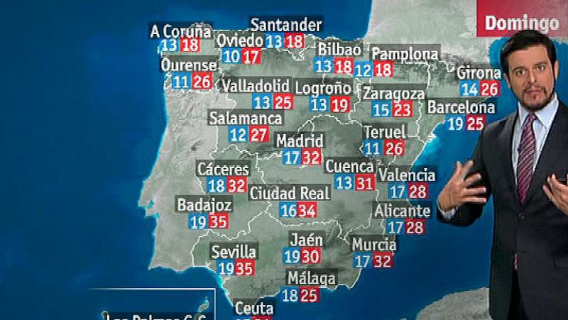 Viento fuerte en Galicia, valle del Ebro, Girona y el Estrecho