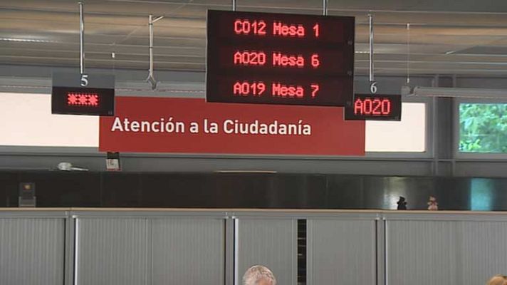 Telediario 1 - Reforma administrativa