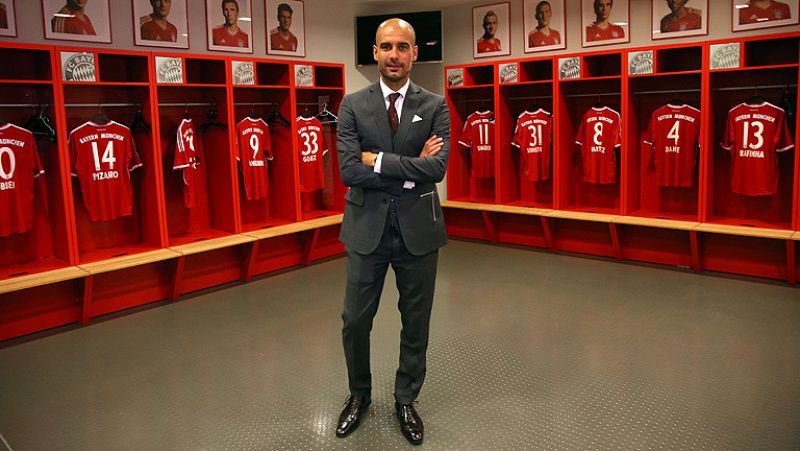 El entrenador español Pep Guardiola ha sido presentado este lunes por su nuevo club, el Bayern de Múnich. El exazulgrana ha asegurado que el club muniqués es "un regalo" y ha definido como "una suerte" poder ocupar el banquillo del Allianz Arena.