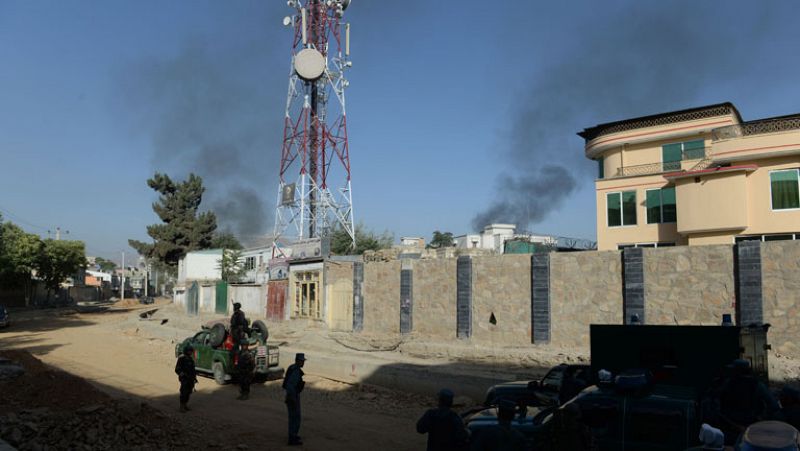 Un grupo de talibanes ataca el palacio del presidente en Kabul