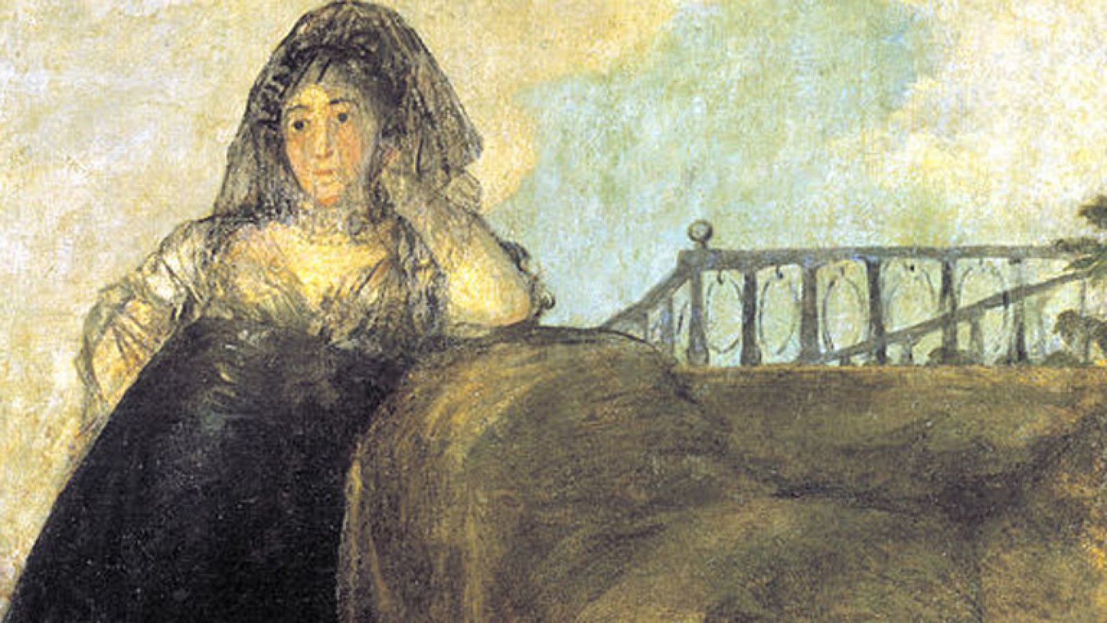 Mirar un cuadro - Una manola. Doña Leocadia Zorrilla (Goya)