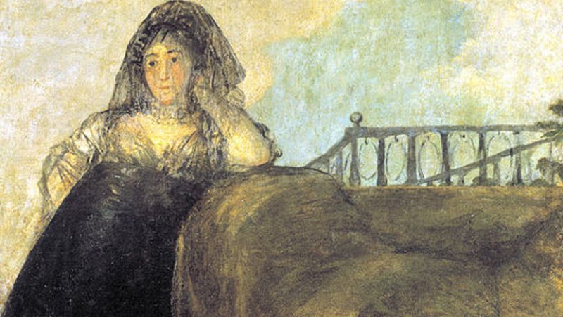 Mirar un cuadro - Una manola. Doa Leocadia Zorrilla (Goya)