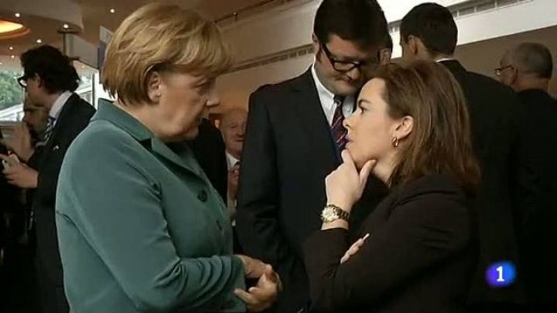La vicepresidenta defiende las reformas en Alemania