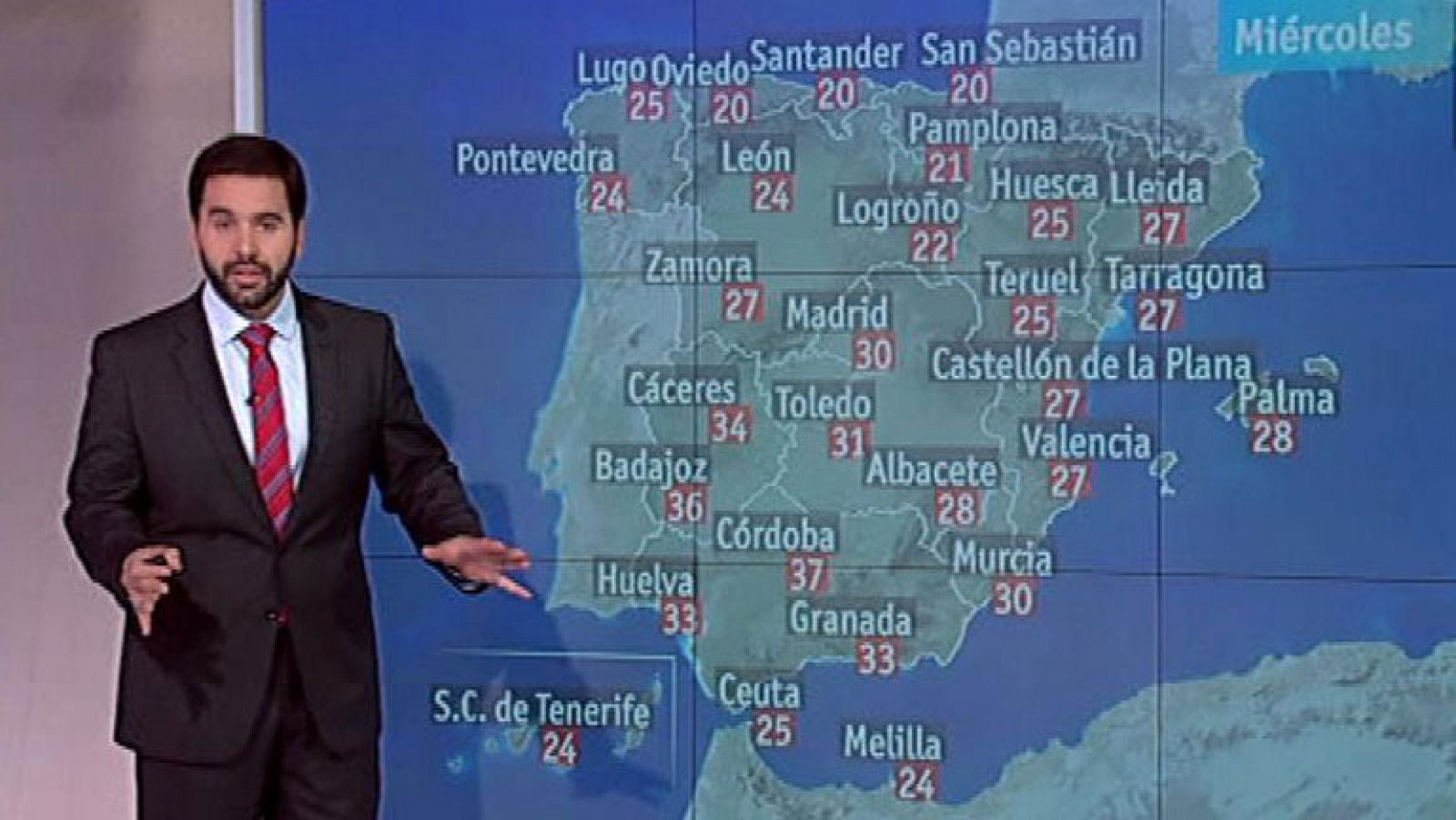 El tiempo: Calor en el sur y algunas nubes en el tercio norte | RTVE Play