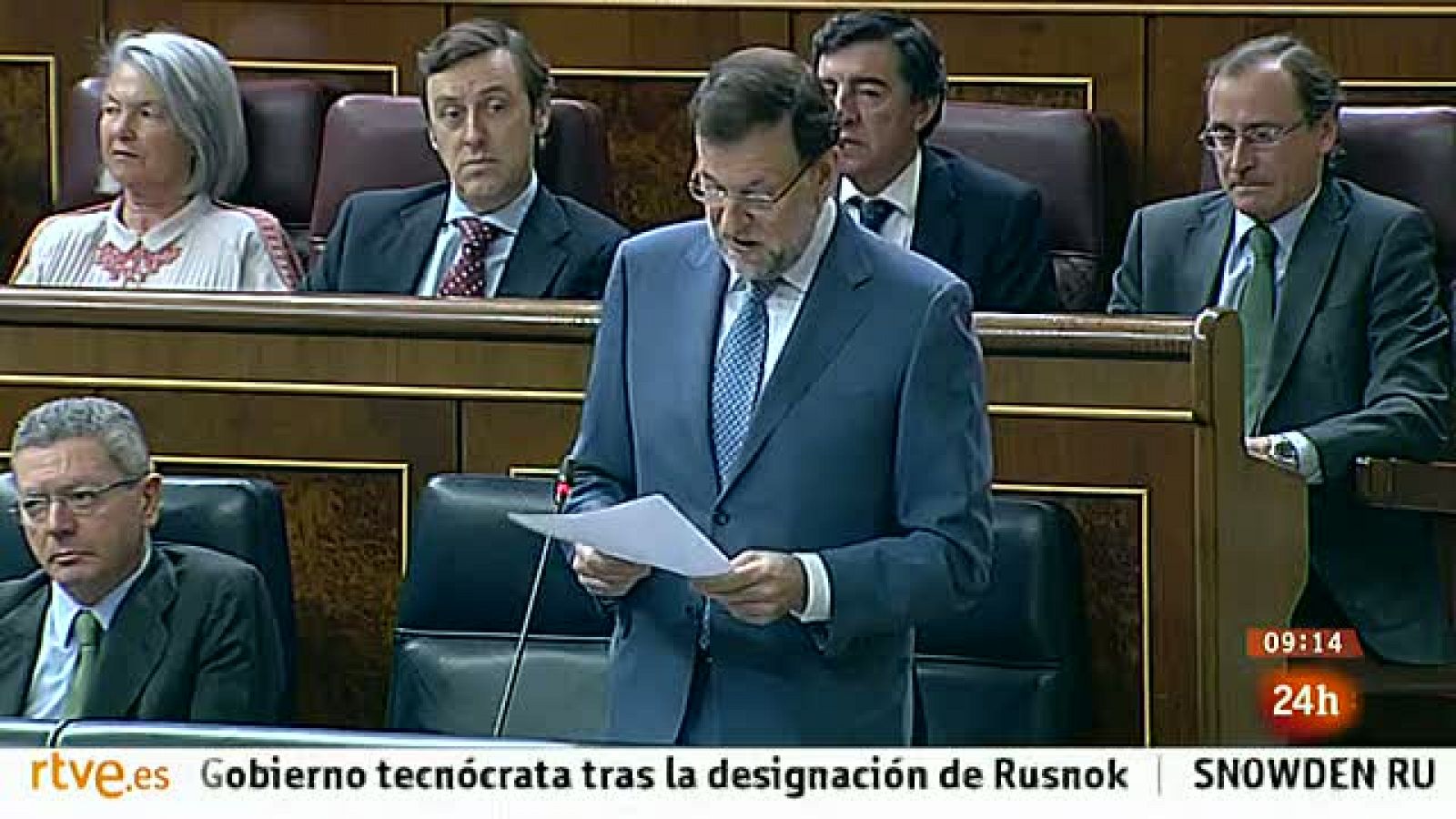 Informativo 24h: Rajoy responde a Soraya Rodríguez  | RTVE Play