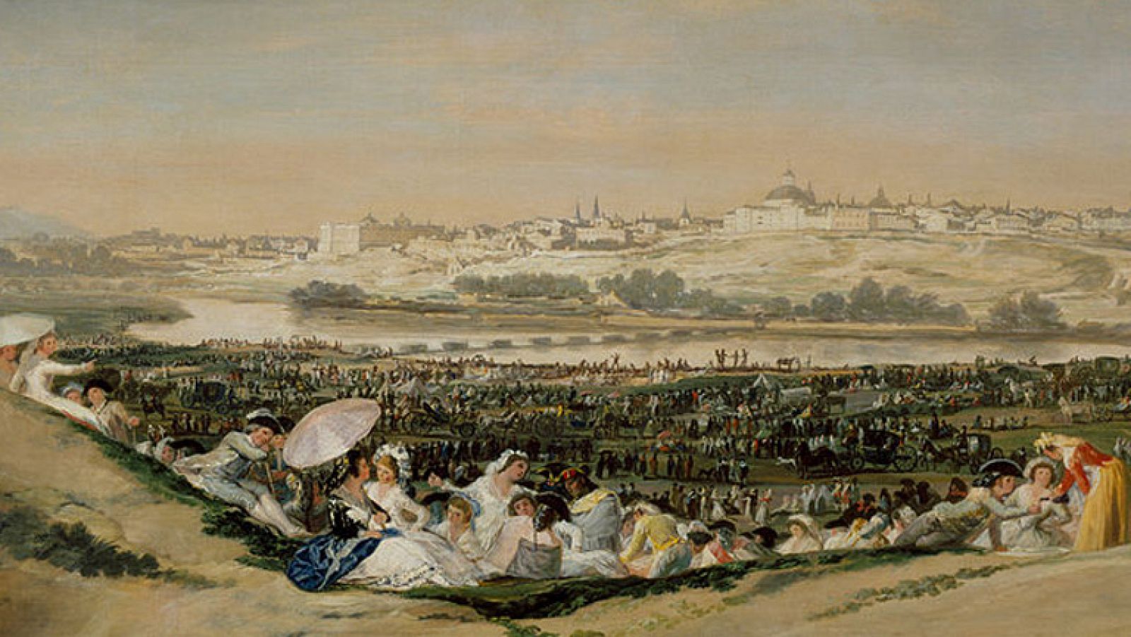 Mirar un cuadro - La pradera de San Isidro (Goya)