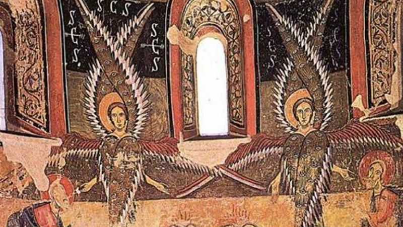 Mirar un cuadro - Los querubines (Annimo del siglo XII)
