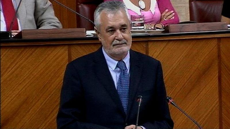 Griñán anuncia en el Parlamento andaluz que no volverá a presentarse como presidente de la Junta