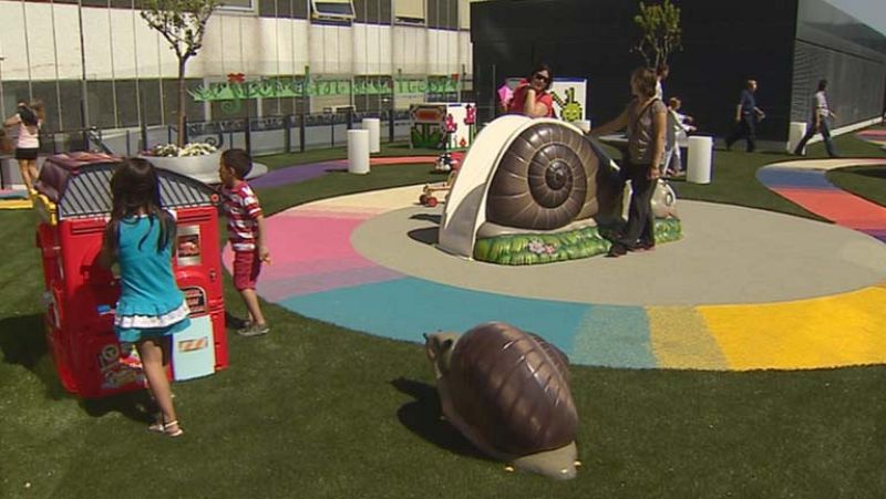 El hospital de La Paz inaugura el primer jardín para pacientes infantiles 