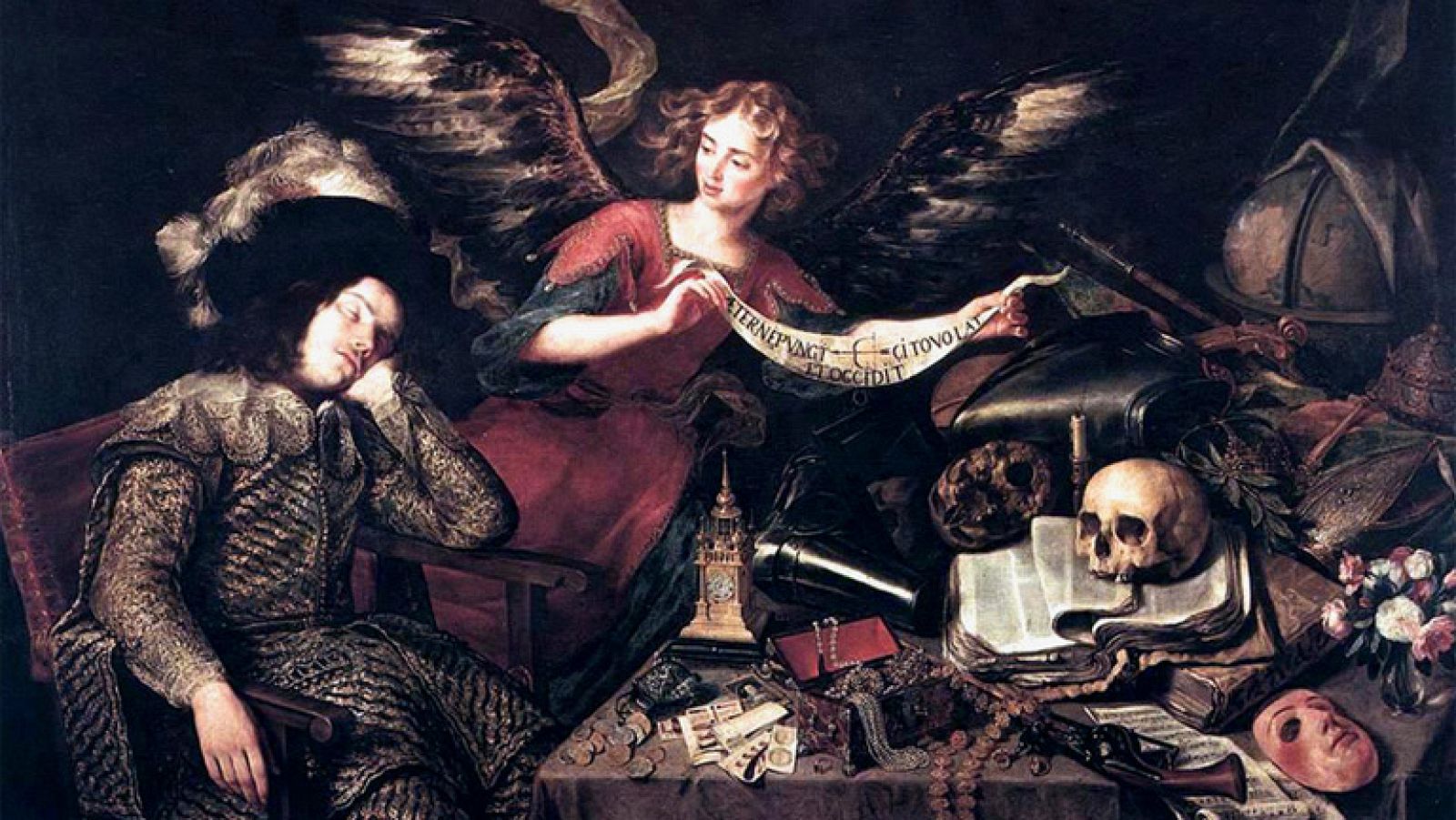 Mirar un cuadro - El sueño del caballero (Antonio de Pereda)