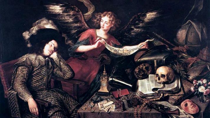 Mirar un cuadro - El sueño del caballero (A. Pereda)