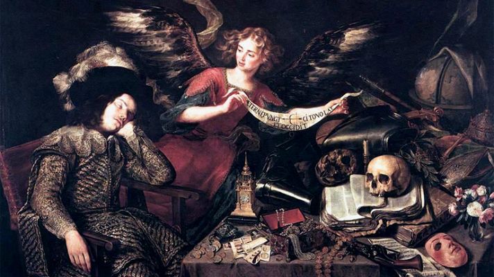 Mirar un cuadro - El sueño del caballero (A. Pereda)