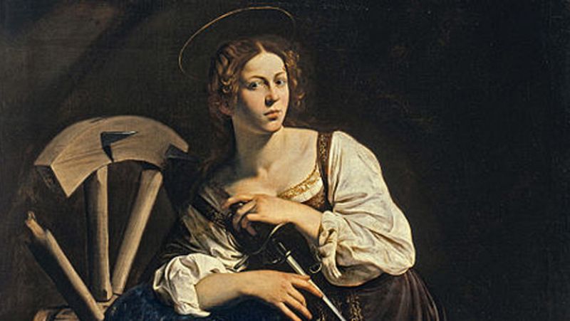 Mirar un cuadro - Santa Catalina de Alejandra (Caravaggio)