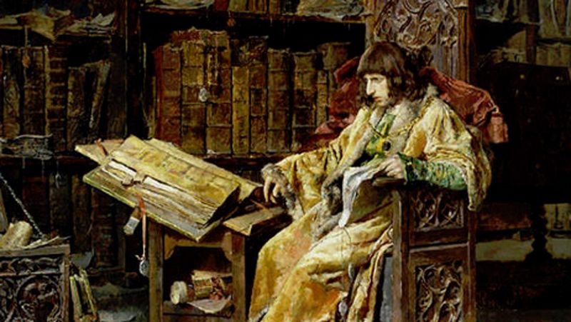 Mirar un cuadro - El prncipe de Viana (Jos Moreno Carbonero)