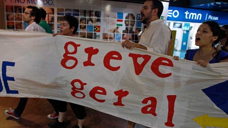 La huelga general en Portugal paraliza el metro, los trenes y parte del transporte urbano  