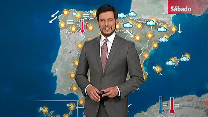 El tiempo - Nubes en el norte y Baleares