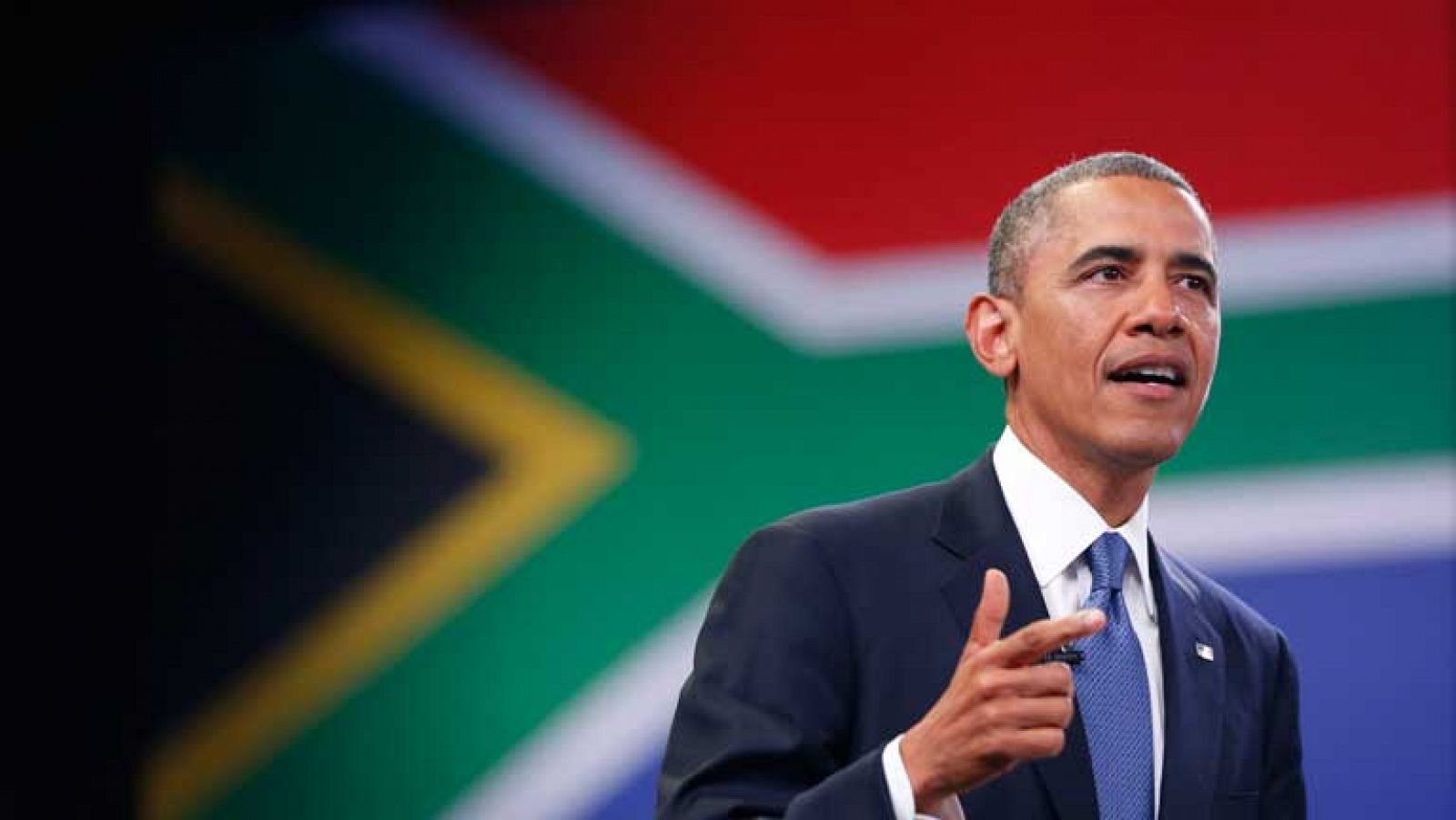 Jornada intensa de Barack Obama  en Sudáfrica
