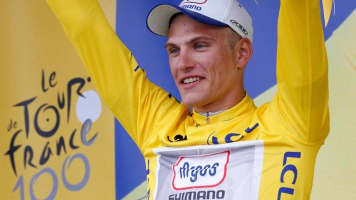 Telediario 1 - Inicio accidentado del Tour del centenario