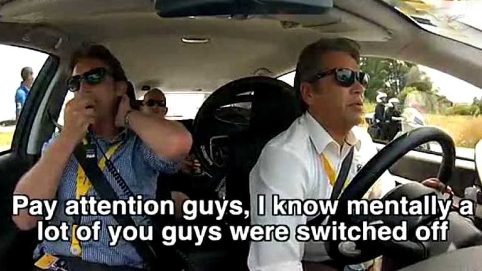 El equipo australiano fue uno de los protagonistas del arranque del Tour. Su autobús provocó el caos en meta.