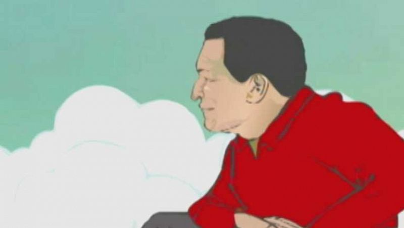 Chávez se convierte en protagonista de unos dibujos animados