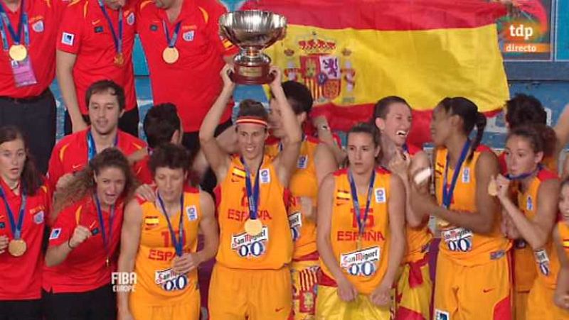  Baloncesto - Campeonato de Europa femenino. Final: España - Francia - ver ahora