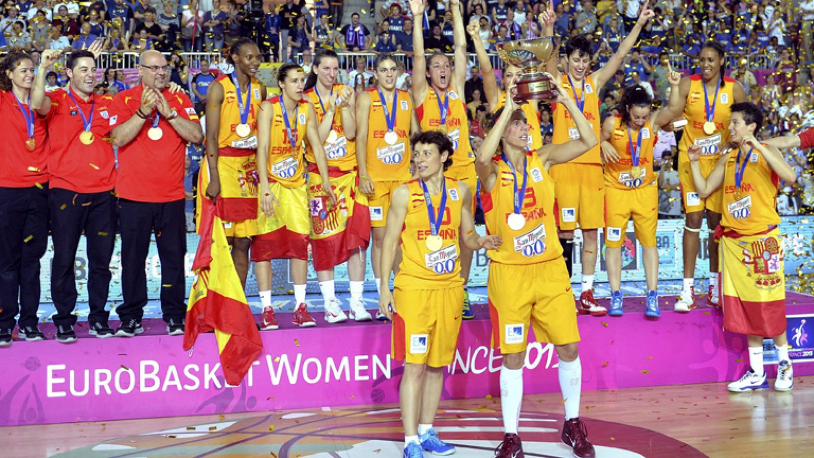 Telediario 1: Las chicas del baloncesto vuelven a ser de oro | RTVE Play