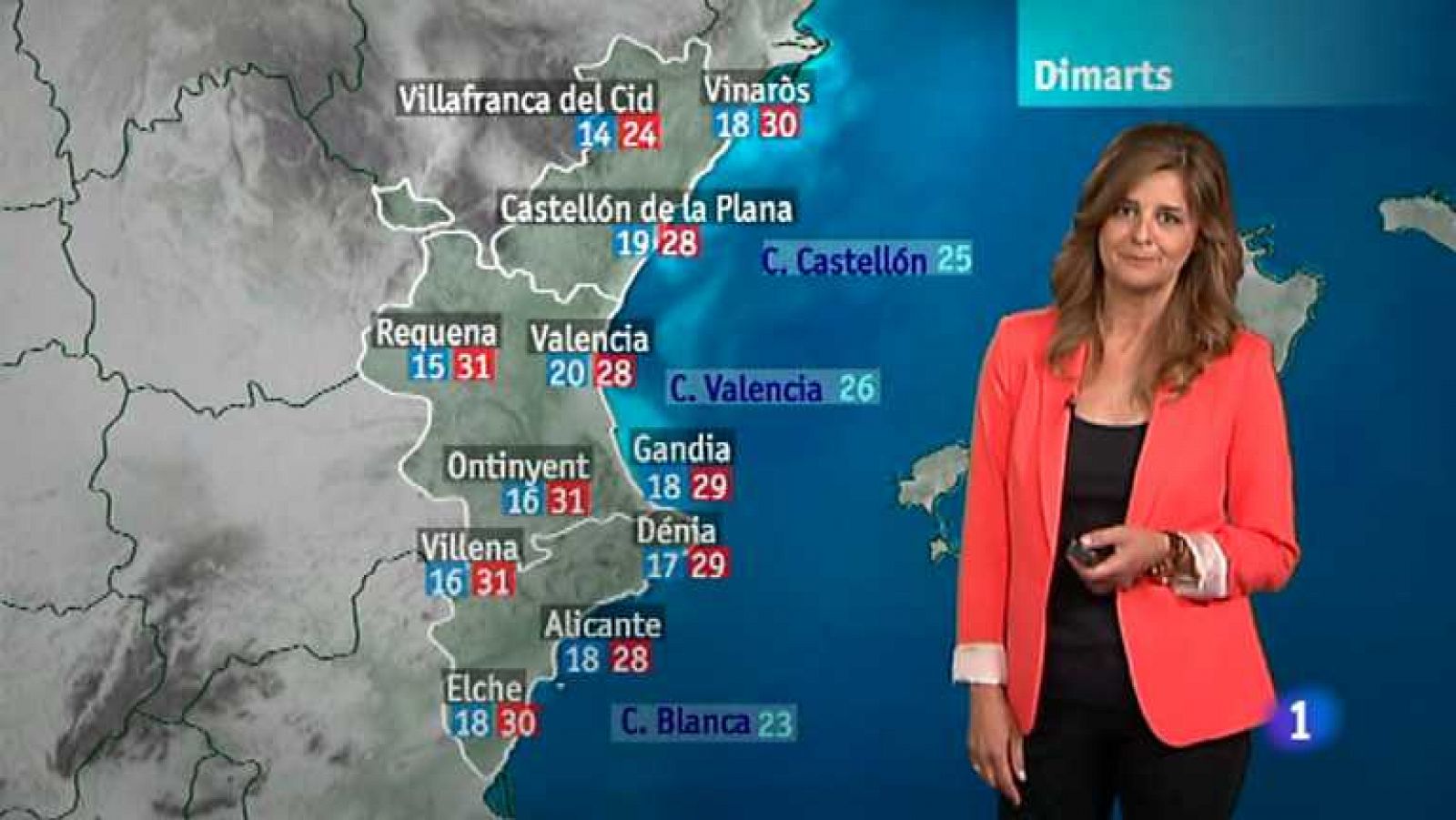 L'informatiu - Comunitat Valenciana: El tiempo en la Comunidad Valenciana - 01/07/13 | RTVE Play