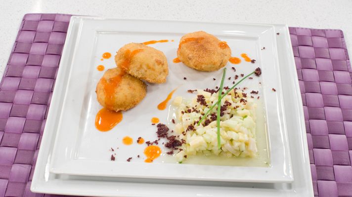 RTVE Cocina - Huevos a la villaroy de setas con